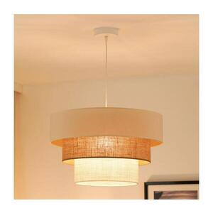 Imagine BRILAGI - Lustr pe cablu DENVER LUNETA 1xE27/15W/230V pr. 45 bej/maro/crem