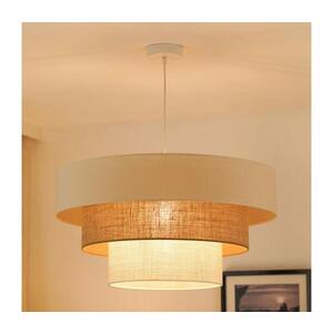 Imagine BRILAGI - Lustr pe cablu DENVER LUNETA 1xE27/15W/230V pr. 60 bej/maro/crem