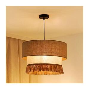 Imagine BRILAGI - Candelabru pe cablu WINNETOU BOHO 1xE27/15W/230V pr. 45 cm maro/crem