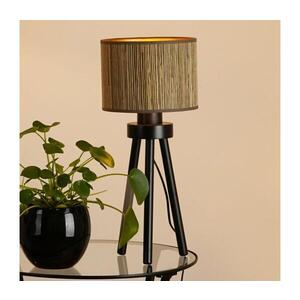 Imagine BRILAGI - Lampă de masă BOSTON ROLLER 1xE27/15W/230V maro/auriu