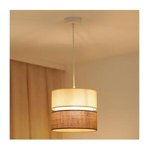 Imagine BRILAGI - Candelabru pe cablu ROYAL YUTE 1xE27/15W/230V pr. 25 cm bej/crem