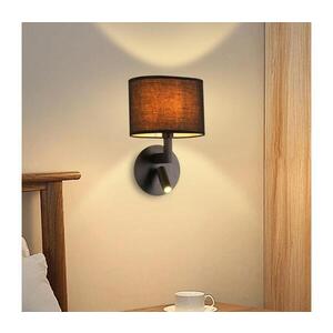 Imagine BRILAGI - Lampă LED de perete DAYA 1xE14/40W/230V + LED/3W negru