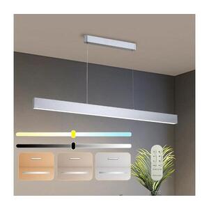 Imagine BRILAGI-LED Setabilit lustră SLEEKLINE SMART LED/40W/230V Wi-Fi Tuya argintiu+DO