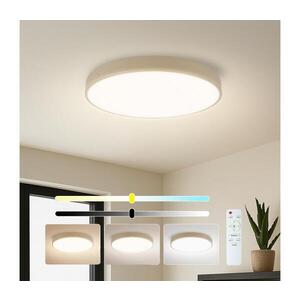 Imagine BRILAGI - Corp de iluminat LED dimabil POOL, 60 W, 230 V, 3000-6000 K, Ø 50 cm, bej + telecomandă