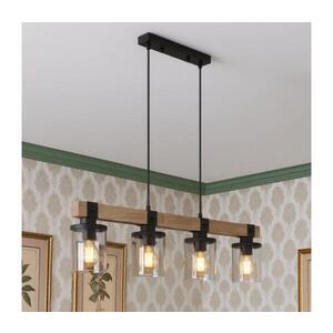 Imagine BRILAGI - Lustră suspendată pe cablu VISTA 4xE27/60W/230V stejar
