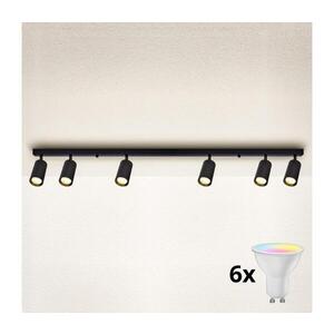 Imagine BRILAGI - Spot LED reglabil SELE 6xGU10/6, 5W/230V negru