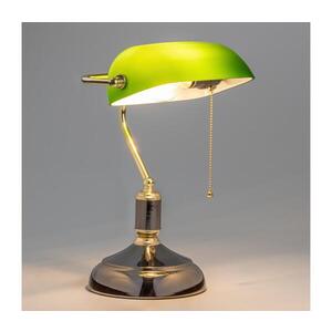 Imagine BRILAGI - Lampă de birou BANK OFFICE 1xE27/60W/230V negru/auriu/verde