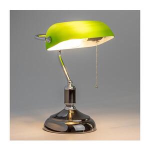 Imagine BRILAGI - Lampă de birou BANK OFFICE 1xE27/60W/230V negru/argintiu/verde