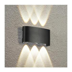 Imagine BRILAGI - Aplică LED de exterior FLAREBOX, 6W, 230V, neagră, IP65