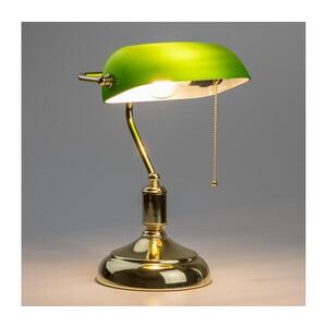 Imagine BRILAGI - Lampă de birou BANK OFFICE 1xE27/60W/230V auriu/verde