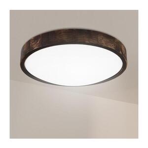 Imagine BRILAGI - Plafonieră LED CARVALHO SLIM SMOKEY LED/36W/230V, stejar, diam. 37, 5 cm