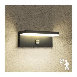 Imagine BRILAGI-LED Aplica de exterior cu senzor TESSI LED/10W/230V neagră IP54