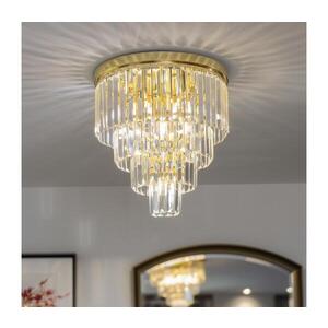 Imagine BRILAGI - Plafonieră LED cu cristale MOZART 5xE14/40W/230V aurie