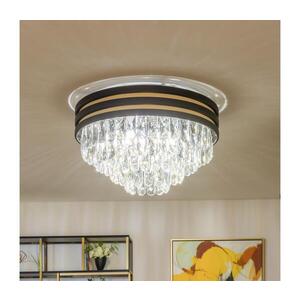 Imagine BRILAGI - Plafonieră LED cu cristale VELURE 5xE14/40W/230V neagră