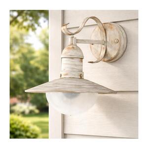 Imagine BRILAGI - Aplica de perete pentru exterior MOLDE 1xE27/60W/230V IP44 alb/patină