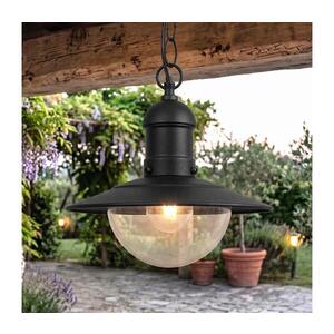 Imagine BRILAGI MOLDE - lampă suspendată pentru exterior, 1xE27/60W, IP44, negru