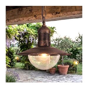 Imagine BRILAGI - Lampă suspendată de exterior MOLDE 1xE27/60W IP44 bronz/patină