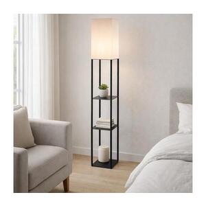 Imagine BRILAGI - Lampă de podea cu polițe GRADUS 1xE27/40W/230V 150 cm negru/alb