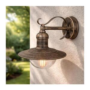 Imagine BRILAGI - Aplica de perete pentru exterior MOLDE 1xE27/60W/230V IP44 bronz/patină