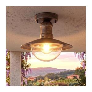 Imagine Plafonieră pentru exterior MOLDE 1xE27/60W IP44 bronz/patină - BRILAGI