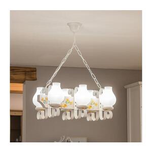 Imagine BRILAGI - Candelabru cu lanț QUEEN 6xE14/40W/230V fag/crem