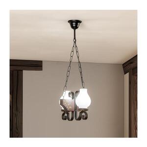 Imagine BRILAGI - Lustru suspendat pe lanț QUEEN 2xE14/40W/230V fag/wenge
