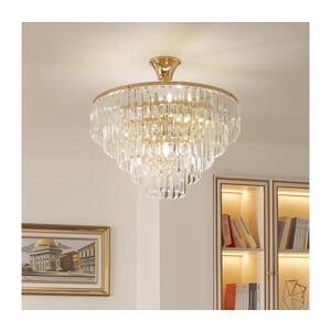 Imagine Lustră de cristal aplicată BRILAGI CRYSTAL 5xE14/40W/230V auriu