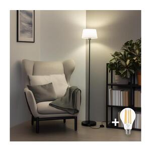 Imagine BRILAGI - Lampă LED de podea CERIA, 1x E27/40W/230V, Ø 25 cm, alb/negru