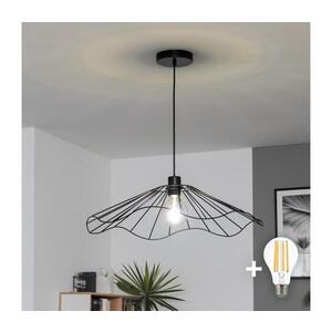 Imagine BRILAGI - Lustră LED suspendată pe cablu CERIA WIRE 1xE27/40W/230V Ø 60 cm negru