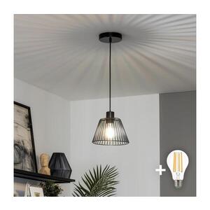 Imagine BRILAGI - Pendul LED cu cablu CERIA WIRE, 1 x E27 (max. 40 W), 230 V, diametru 21 cm, negru