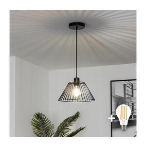 Imagine BRILAGI - Pendul LED pe cablu CERIA WIRE 1xE27/40W/230V Ø 30 cm negru