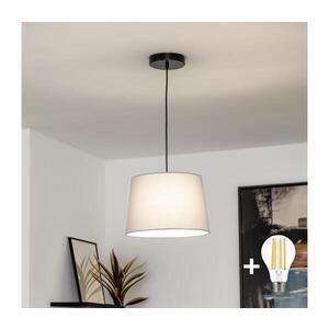 Imagine BRILAGI - Corp de iluminat LED suspendat pe cablu CERIA, 1xE27/40W/230V, Ø 30 cm, gri