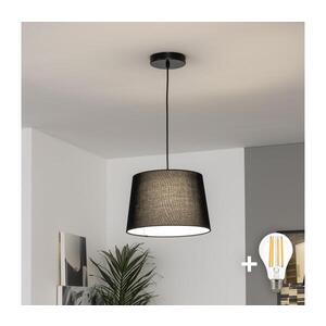 Imagine BRILAGI - Lustră LED pe cablu CERIA 1xE27/40W/230V Ø 30 cm, neagră