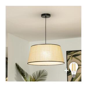 Imagine BRILAGI - Pendul LED pe cablu CERIA 1xE27/40W/230V Ø 50 cm bej