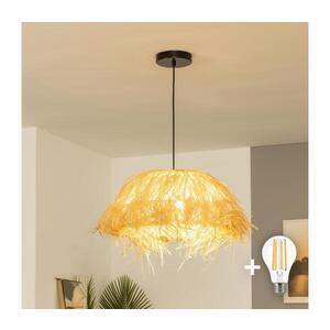 Imagine BRILAGI - Lustră LED suspendată pe cablu CERIA BOHO, 1xE27/40W/230V, Ø 40 cm, rafie