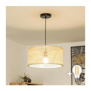 Imagine BRILAGI - Pendul LED pe cablu CERIA BOHO 1xE27/40W/230V Ø 40 cm bambus
