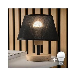 Imagine Lampă de masă BRILAGI ANTHONY 1xE14/40W/230V stejar/negru