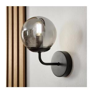Imagine BRILAGI - Lampă de perete MALIVA 1xE14/15W/230V negru/fumuriu