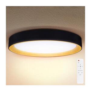 Imagine BRILAGI - Plafonieră LED dimabilă LARIOS, 72 W, 230 V, neagră, Ø 59 cm + telecomandă
