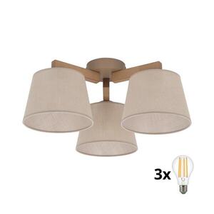 Imagine BRILAGI - Lustră aplicată LATTE SABIA 3xE27/15W/230V pin/bej