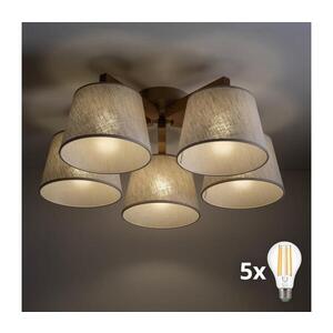 Imagine BRILAGI - Lustră aplicată LATTE SABIA 5xE27/15W/230V pin/crem