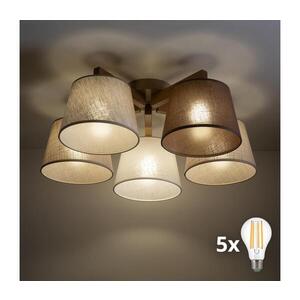 Imagine Lustră aplicată LATTE SABIA BRILAGI 5xE27/15W/230V pin/mix
