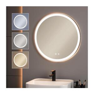 Imagine BRILAGI-LED Oglindă anti-aburire dimabilă cu iluminare LED ALU PRO LED/18W/230V pr.60 cm IP44, crom mat