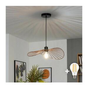 Imagine BRILAGI - Lustră LED CERIA WIRE, suspendată pe cablu, 1xE27/40W/230V, 40x56 cm, bronz