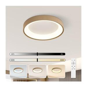 Imagine BRILAGI - Plafonieră LED dimabilă FALCON MODERN LED/30W/230V 40 cm bej + telecomandă