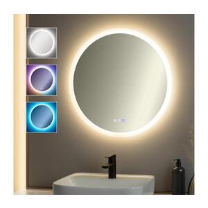 Imagine BRILAGI-LED CLARA PRO LED RGBW, oglindă încălzită cu dimmer și iluminare de fundal, 18W/230V, diam. 60 cm, IP44