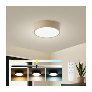 Imagine BRILAGI - Corp de iluminat LED dimmabil POOL LED/18W/230V 3000-6000K 20 cm bej + telecomandă