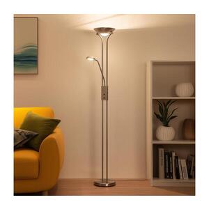 Imagine BRILAGI - Lampă de podea cu dimmer SCARLETT 1xR7s/230W/230V+1xG9/40W crom mat