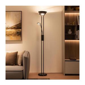 Imagine BRILAGI - Lampă de podea dimabilă SCARLETT 1xR7s/230W/230V + 1xG9/40W, neagră