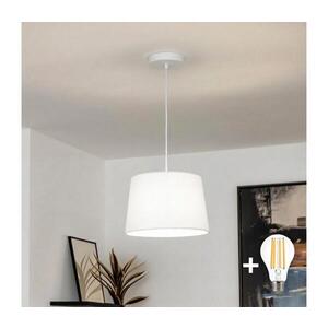 Imagine BRILAGI - Lampă suspendată LED pe cablu CERIA 1xE27/40W/230V Ø 30 cm albă